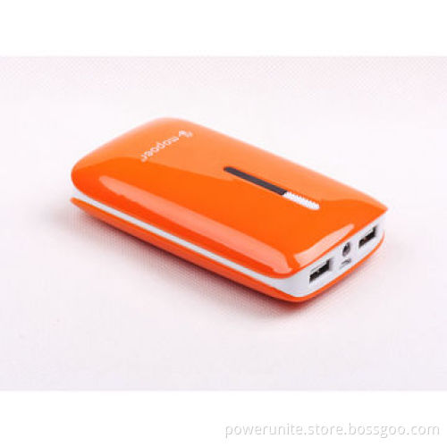Mobile Power Bank with LED Torch, 6,600mAh Capacity